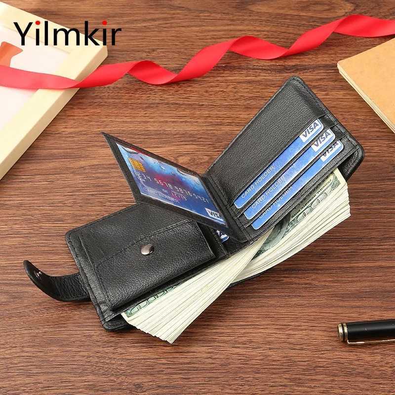 PU Leather Mens Short Wallet Multi Functional Zipper Mens Purse Business Short Multi Card Slot Moneybag Z250621