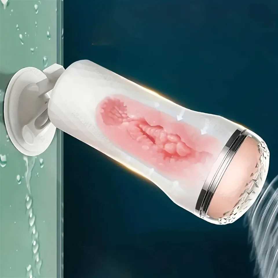 Male Masturbator Cup Adult Toys for Men Artificial Vagina Pocket Vagina Pussy Penis Trainer Suction Cup Masturbation Sex Toys W250621