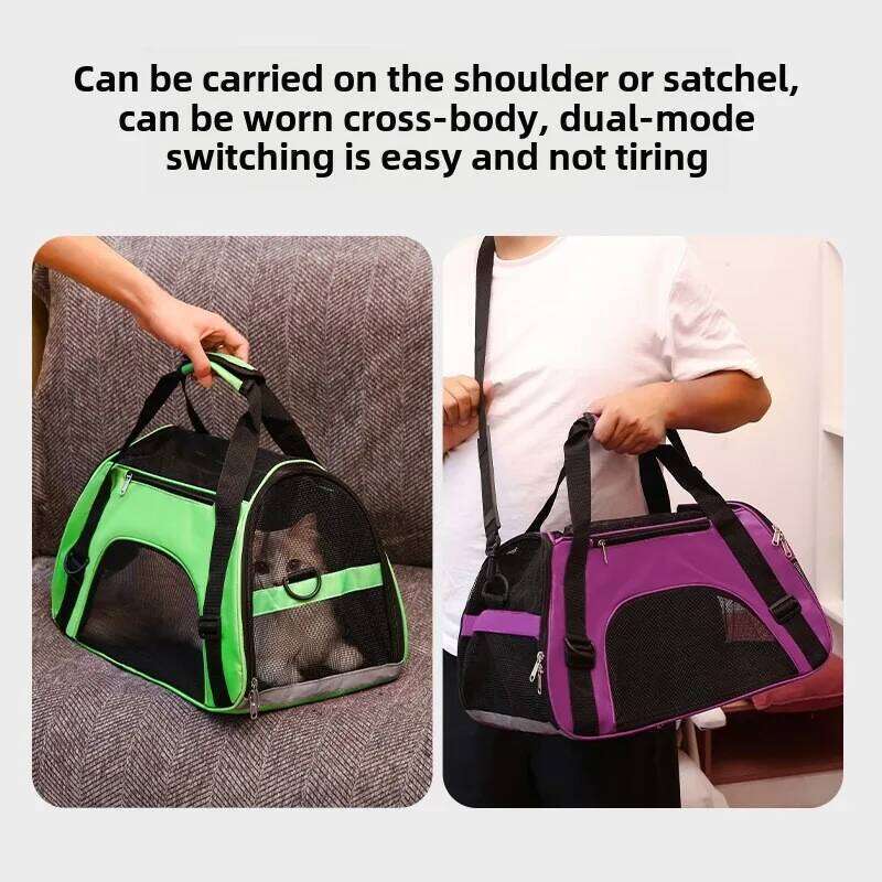 Designer Bag Cat Portable Dog Mesh Breathable Carrier Bags For Small Dogs Foldable Cats Travel Pet Bag Handbag