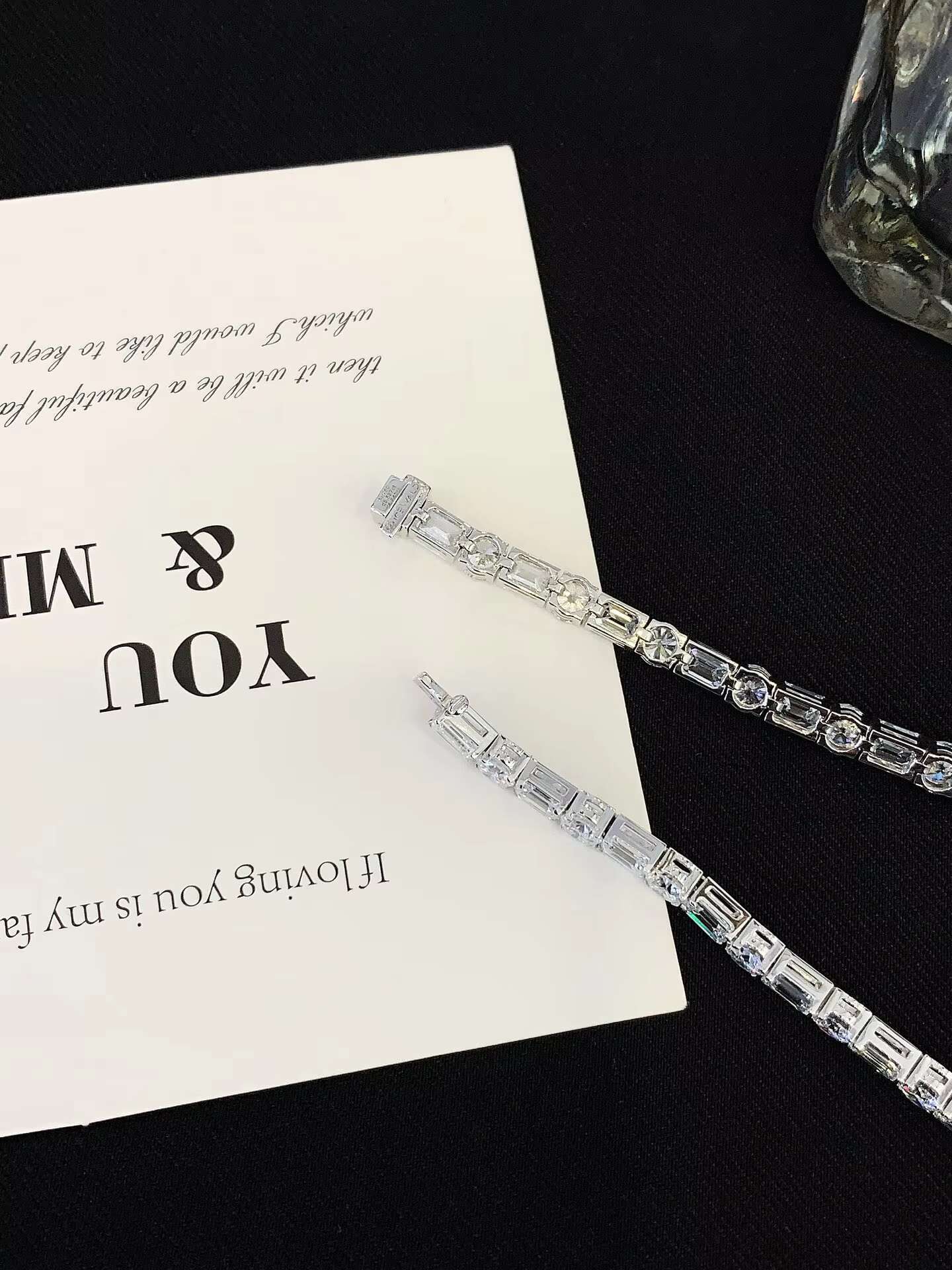 Factory Wholesale 18K Gold Lab Grown Diamond Tennis Bracelet 6.527ct Emerald Cut and 4.843ct/21 Round Cut Lab Diamond Bracelet