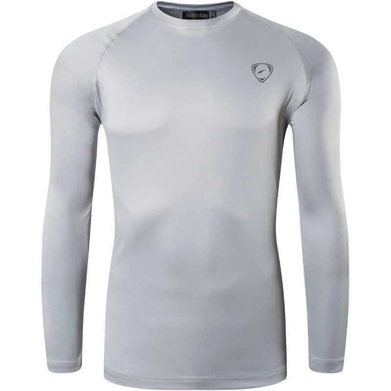 Jeansian Mens UPF 50+ UV Sun Protection Outdoor Long Sleeve Tee Shirt Tshirt T-Shirt Beach Summer LA245 White XJ250621
