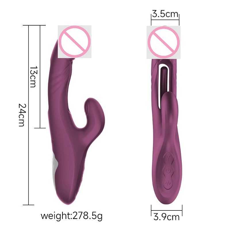 Adult product manufacturer women charging G-spot tapping simulation vibration massage AV stick masturbation vibration flirting W250621
