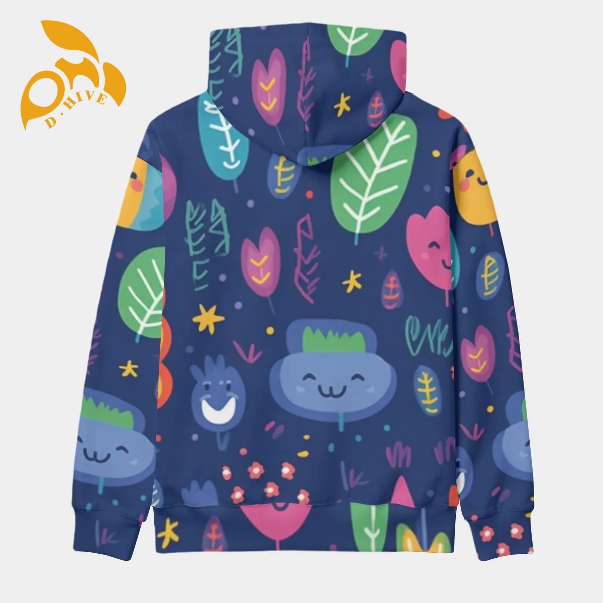 Free Shipping of customized All-Over Print Men's Thicken Pullover Hoodie with exquisite patterns comfortable breathable Warm comfortable Soft hig