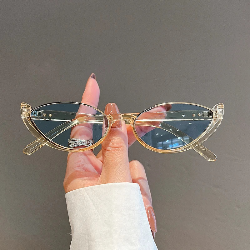 KAMMPT in Small Cat Eye Sunglasse Trendy Vintage Composite Shades Eyewear Fashion Sun Glasses 250617