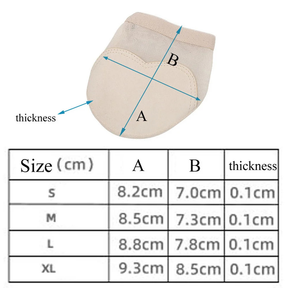 1Pair Ballet Dance Toe Pad Dancing Practice Shoes Foot Thongs Dance Paws Sole Metatarsal Pads Ball of Foot Cushions 250613
