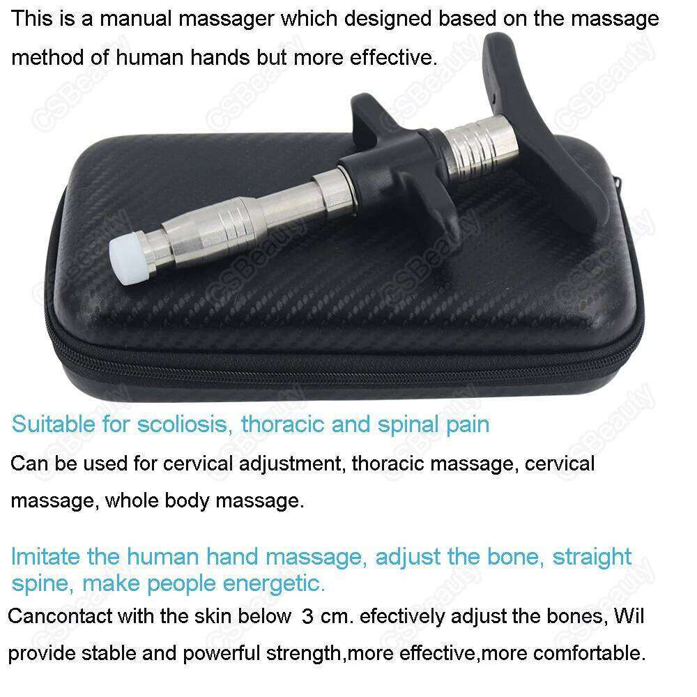 Adjusting Tool Manual Activation Therapy Spine Correction Tools Chiropractic Gun Spinal Adjustment Singe Head