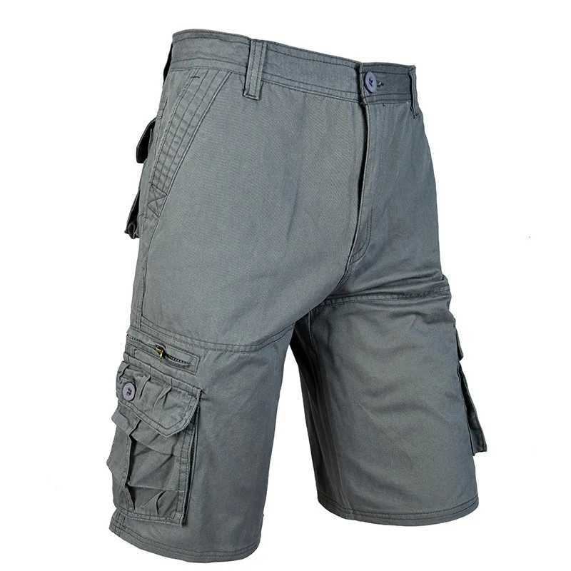 2025 New Cargo Knee Shorts Men Sports Casual Bermuda Shorts Plus Size Cotton Half Pants Golf Straight Running Gym Shorts Pants W250621
