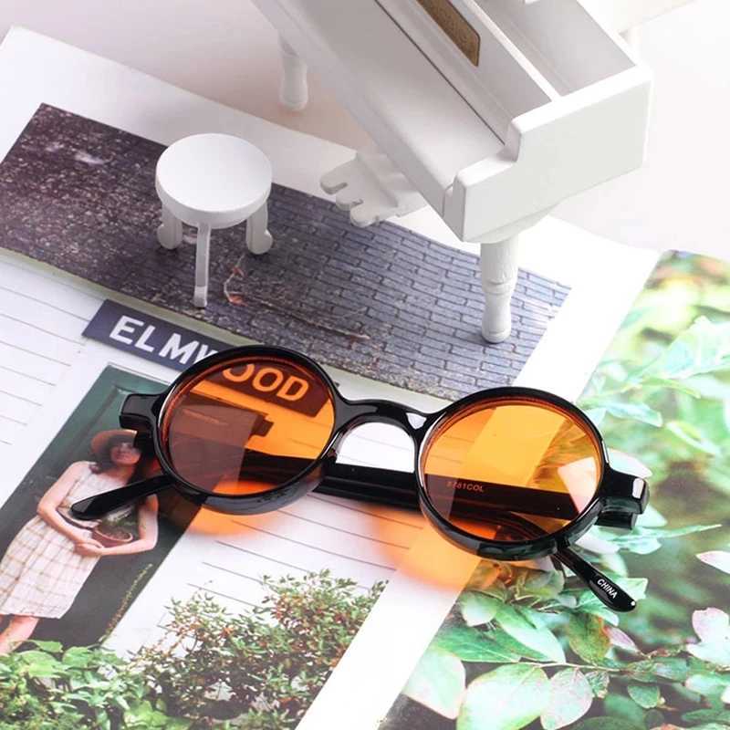 Colorful steampunk round sunglasses for women and men 2021 yellow green blue orange red sun glasses retro oculos de sol feminino uv400 W250621