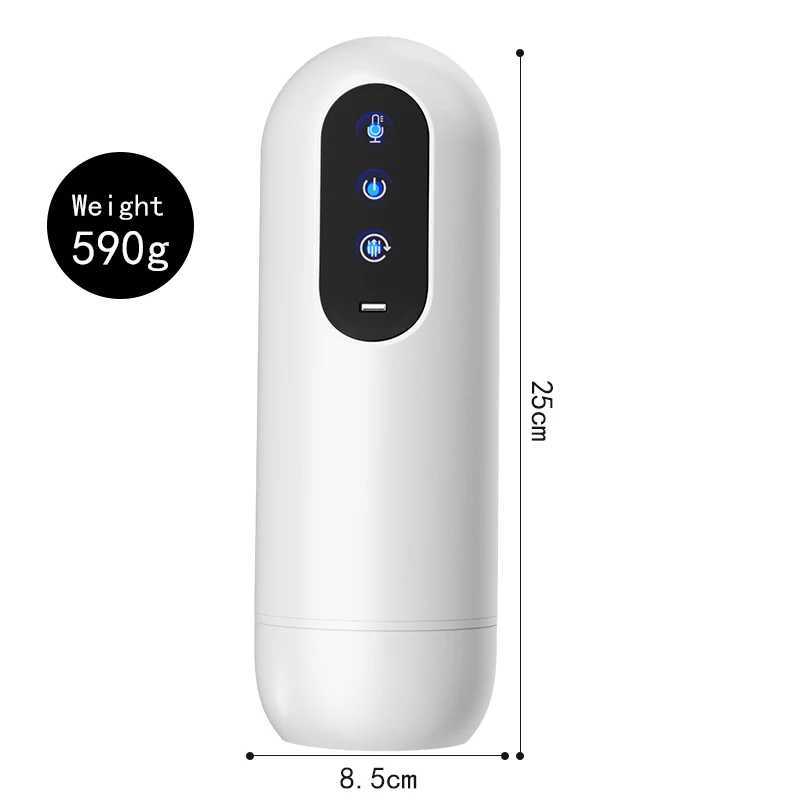 6-Speed Suction Male Masturbator Rotating+Touch LCD 0-Freq Vibration Smart Sound Discreet Design-Adult Pleasure Toy for Men W250621