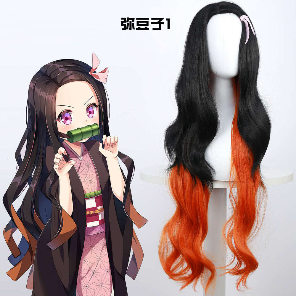 Demon Slayer Cosplay Nezuko Kamado Giyu Tomioka Zenitsu Anime Wig