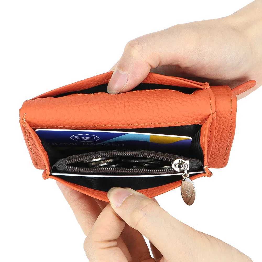 URBAN MASTER New Design Genuine Leather Short Wallet Fashion Foldable Coin Purse Womens Multi Card Slots Card Holder 1696 Z250621