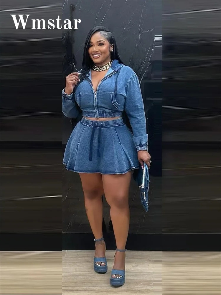 Wmstar Two Piece Set Women Casual Draped Top and Pants Sets Wide Leg Fall Clothes Office Lady Matching Wholesale Drop 250613