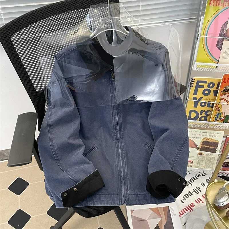 Autumn Vintage Cityboy Lapel Coat Minimalist Commuting Workwear Jacket Mens American Clean Fit Retro High-end Oversized Jacket XJ250621