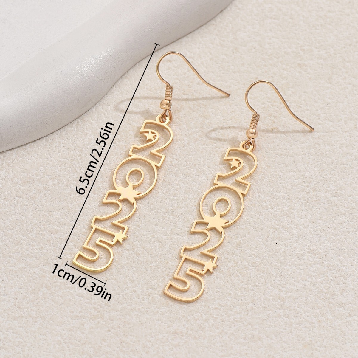 Design High-End Stud Gd Versatile Earrings For Women