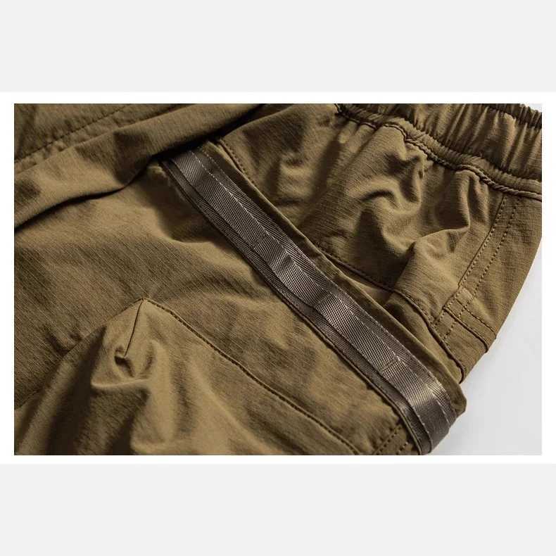 Mens Summer Multi Pocket Outdoor Loose Casual Function Cargo Shorts Cityboy Fashion Techwear Quick Dry Sports Shorts Short Pants W250621