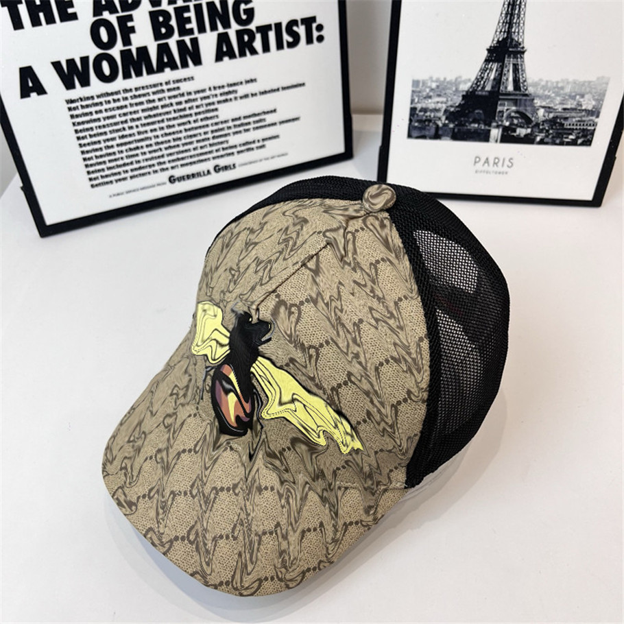 Summer Sun Hats Letter Baseball Cap sunshade caps for men woman hat Three-dimensional gold thread embroidery style Casquette Beanie Bonnet High Quality