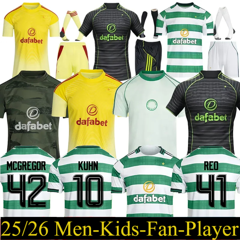 24 25 26 Celts Limited edition Soccer Jerseys EDOUARD 2025 2026 Irish Origins Home Away celticfc Football Shirt ELYOUNOUSSI CHRISTIE JOTA GRIFFITHS