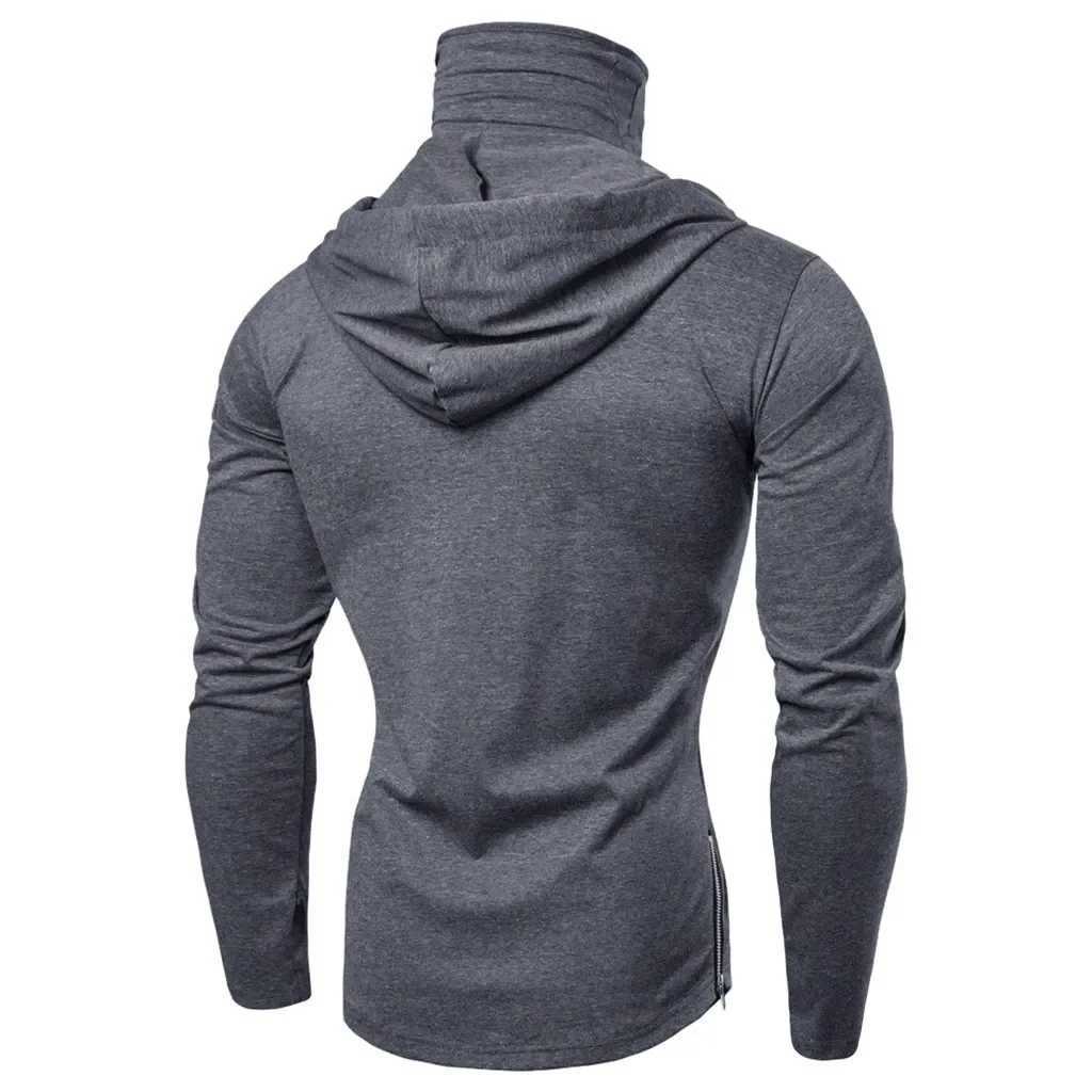 2025 New Mens Gym Thin Hoodie Long Sleeve Hoodies With Mask Sweatshirt Casual Splice Large Mask Hoodie Sweatshirt Hooded Tops XJ250621