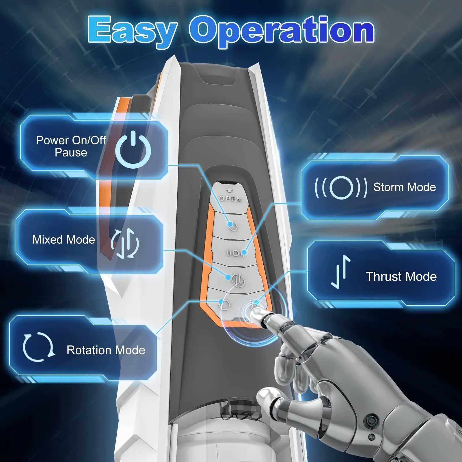 Automatic Male Masturbator Thrusting Rotation Masturbation Real Oral Sex Machine Sex Toys for Men Adult Goods Men Masturbator Cup W250621