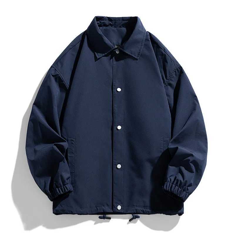 2024 Spring New Fashionable Mens Jacket Trendy Versatile Waterproof Coat Workwear Casual Youth Baseball Suit 9978 XJ250621