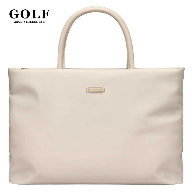 GOLF Laptop Bag 16 Inch Shoulder Woman New Briefcase Women Handbag Waterproof Ultra Slim Commuter Business Office Work Bag Solid Z250621