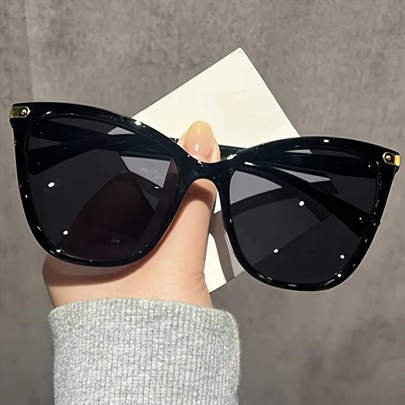 Popular Cat Eye Designer Sunglasses Leopard Decoration Gradient Womens Sun Glasses Ins Brand Trends Shades for Lady W250621