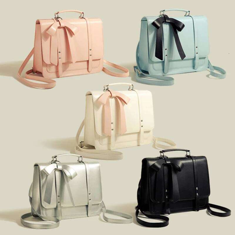 Lovely Japan Style Girls Lolita JK Backpacks Satchels,Sweet Luxury Bag Students School Big Bowknot Briefcases HandBags