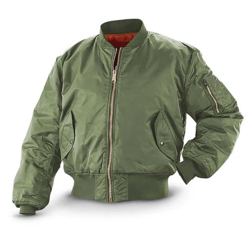 Unisex Bomber Jacket Men windbreaker US Air Pilot Flight Jacket hip hop Waterproof Nylon Autumn Long Sleeve Coat MA1 2025 Y1 XJ250621