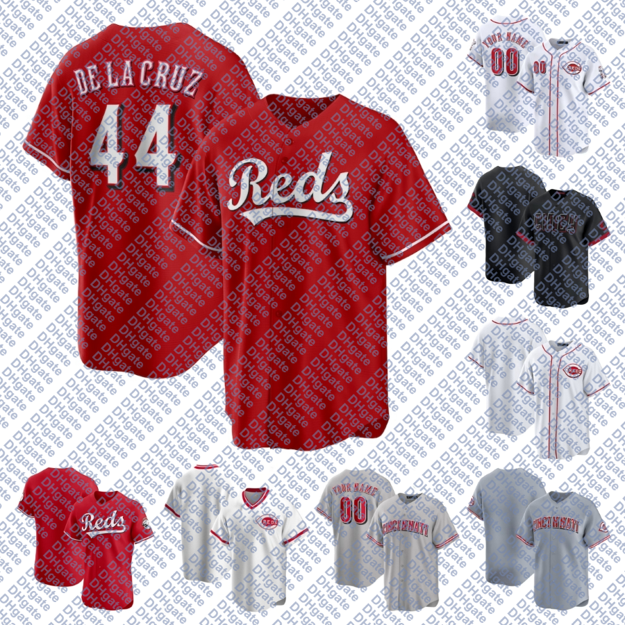 Reds Baseball Jersey Elly De La Cruz TJ Friedl Jake Fraley Will Benson Christian Encarnacion-Strand Jeimer Candelario Noelvi Marte Blake Dunn All Star Men Women Youth