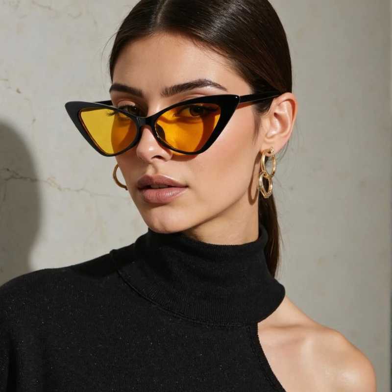 ROXI. | 2025 Cat Eye Vintage Sunglasses Women Luxury Designer Brand Fashion Small Frame Sun Glasses Dropshipping W250621