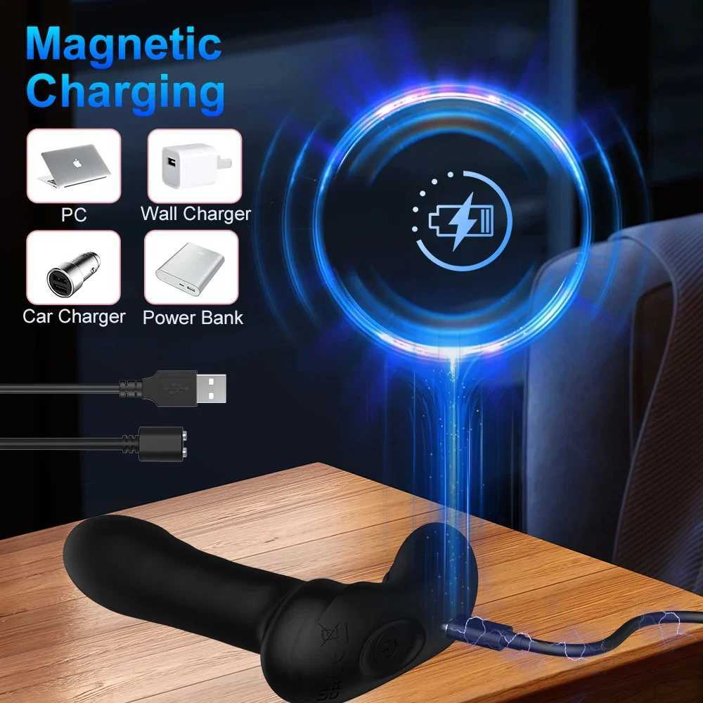 Male Anal Vibrator Wiggle Prostate Massager For Men Wireless Remote Butt Plug Vibrating Anus Masturbator Sex Toys For Couples W250621