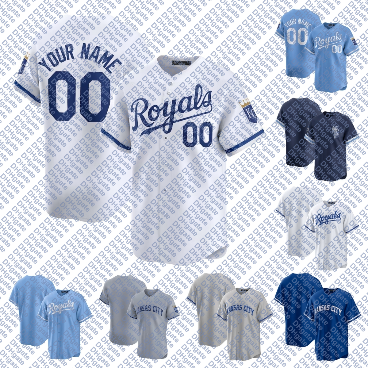 Bobby Witt Jr. Royals Baseball Jersey Vinnie Pasquantino Salvador Perez Maikel Garcia Jonathan India Michael Massey Drew Waters Kyle Isbel All Star Men Women Youth