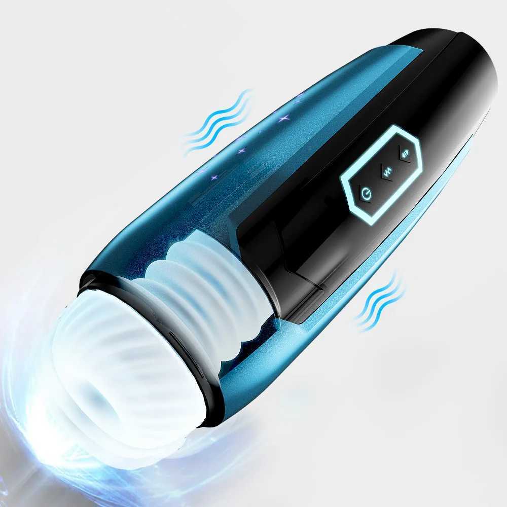 Masturbation Cup Sex Toys Male Deep Licking Glans Training Blowjob Pocket Pussy Multiple Modes Vacuum Pussys for Men Penis Pump W250621