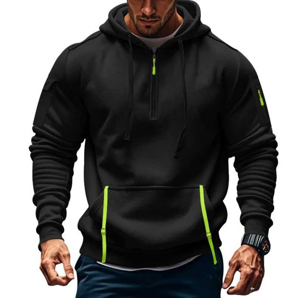 New Trendy Drop Shoulder Hooded Sweatshirt Mens Pullover Fashion Sweatshirt Casual Hoodie Jacket S-XXXL XJ250621