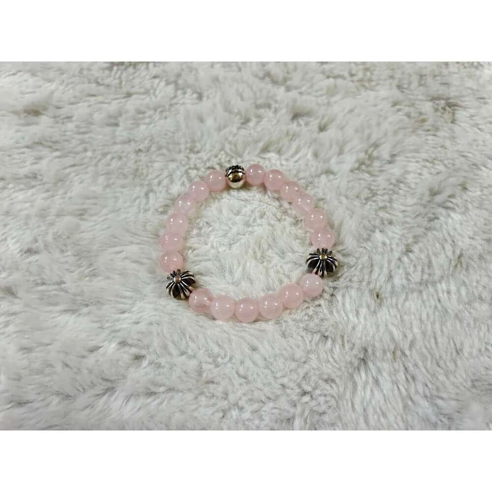 White Copper Heart of Darkness 3 Accessories 8M Beads Niche Light Chinese Style Bracelet