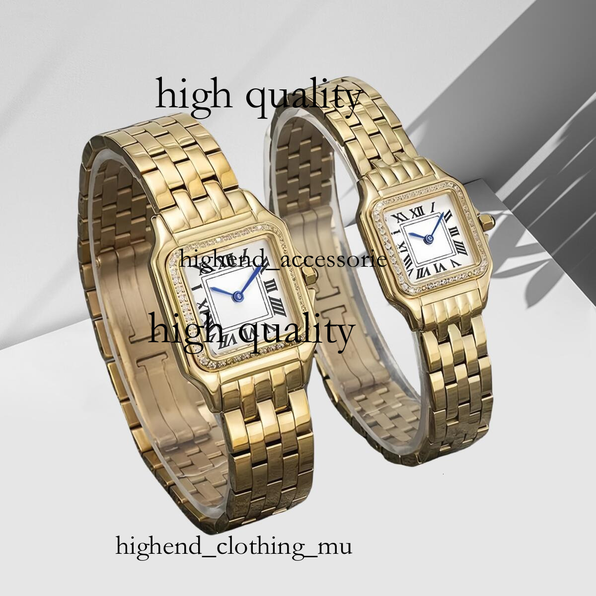 2025 10A watch Designer carteira Watch Square panthere fashion Mechanical movement watches square tank Women gold silver watches business high quality 101