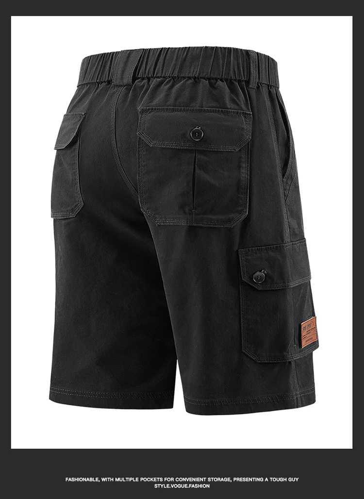 For 2025 Summer New Mens Casual Pants Beach Shorts Military Cargo Work Mens Short Pants Oversized W250621