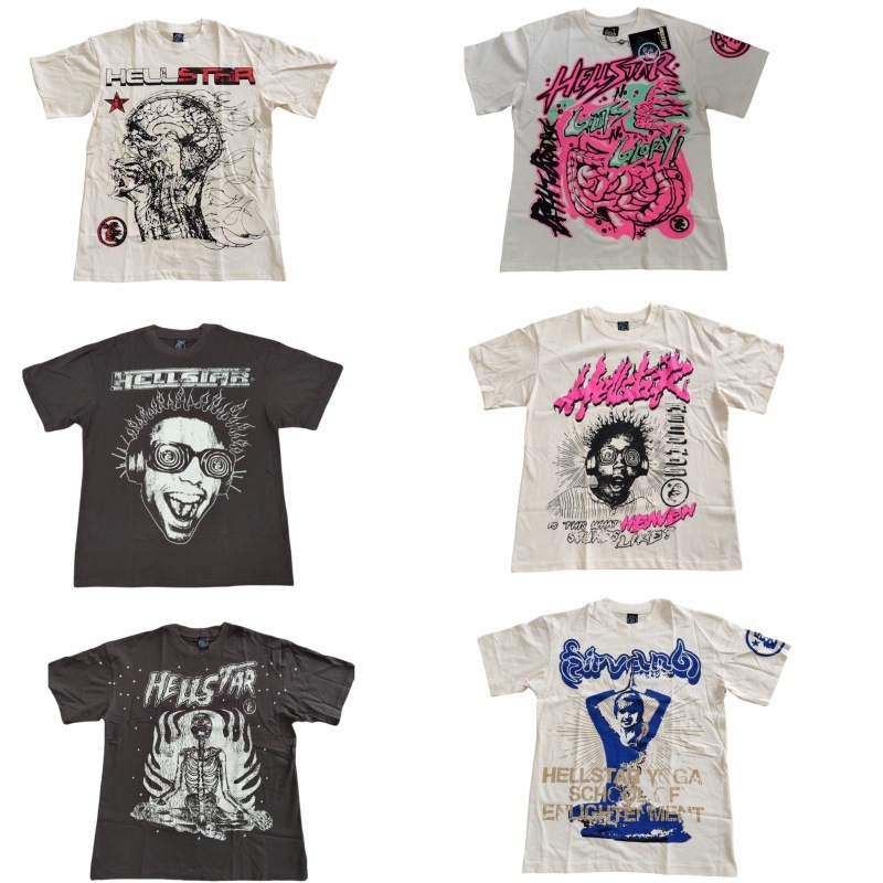 Helles Helled Starness Startshirts Starlies starity Starly New Short Sleeve Breathable Celebrity Style Washed Vintage T-Shirt for Men