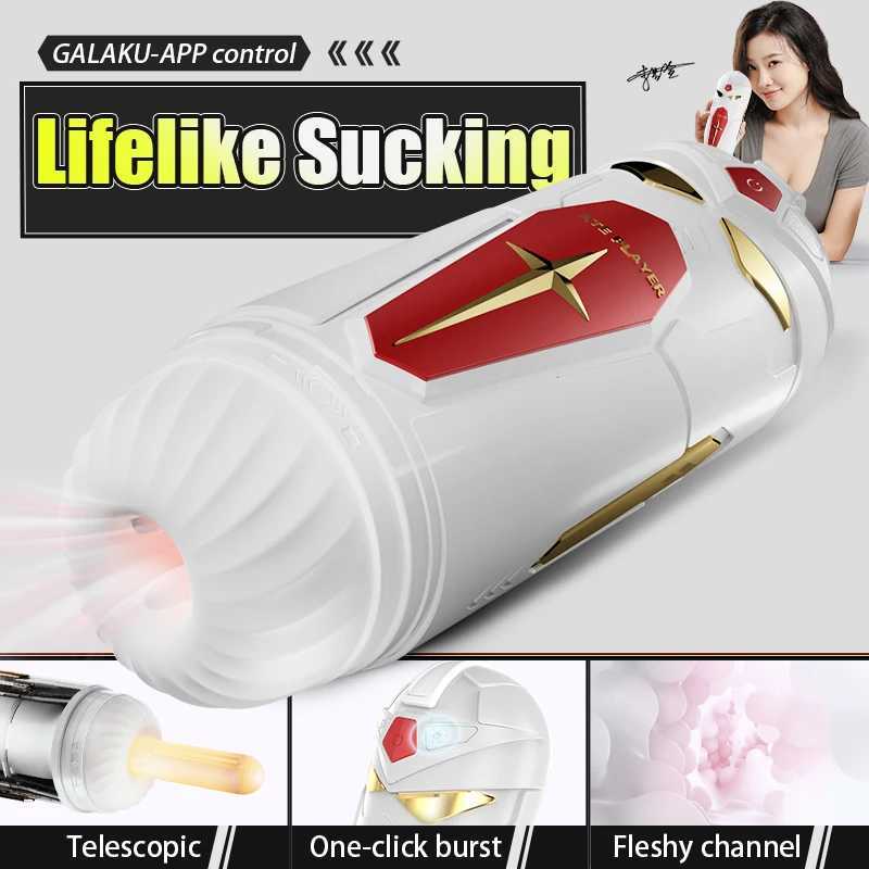 2024 New Bluetooth Mecha Automatic Oral Vagina Male Masturbator Blowjob Pussy Sex Machine APP Masturbation Cup Sex Toys for Men W250621