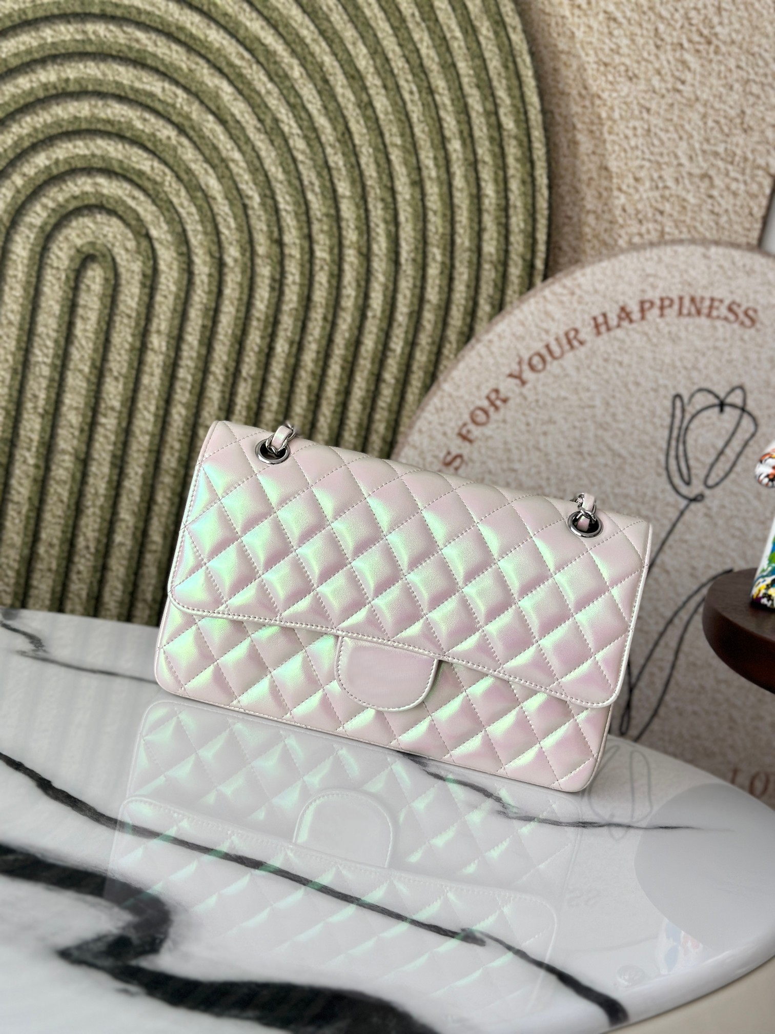 10A designer bag Fashion Bags classic double-layer flip bag fashion shoulder bag crossbody bag handbag 25CM imported smooth leather mirror quality