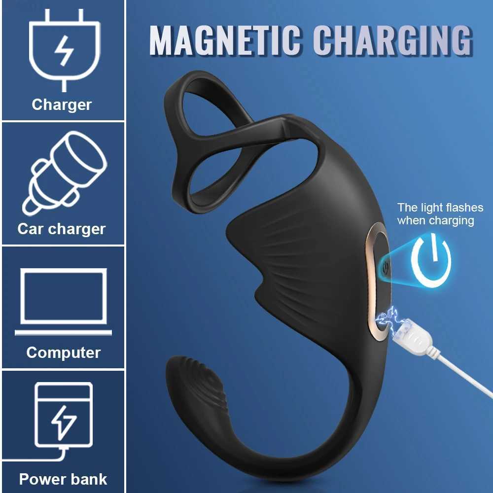 Vibrating Butt Plug Cock Ring for Men Remote Control Anal Vibrator Prostate Massager Gay Anal Plug Adult Goods Sex Toy for Men W250621