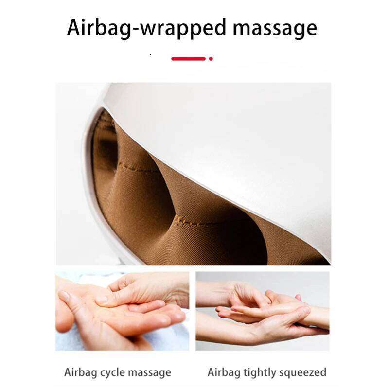 Jinkairui Wireless Premium Pneumatic Relaxer Finger Heated Wrist Massager Hand Care