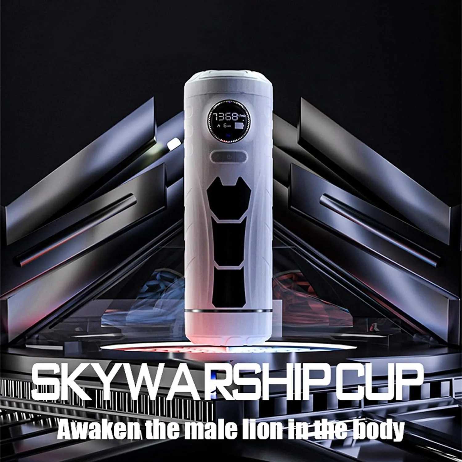 Automatic Scaling Male Masturbator Cup with Clip Suction One Key Orgasm Soft Flesh Channel Wrapping Circulation Heating Adult Sex Toy W250621