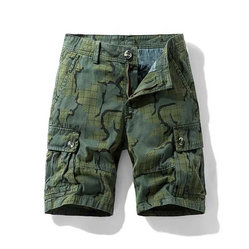 Short Pants for Men Camouflage Baggy Cotton Mens Cargo Shorts Wide Elegant Designer Comfortable Clothes Streetwear 2025 Fashion W250621