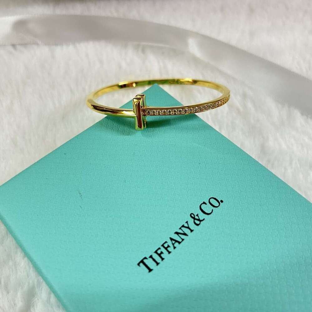 Brass High T1 Narrow Version Half Dia Women's Trendy Fashion Bracelet