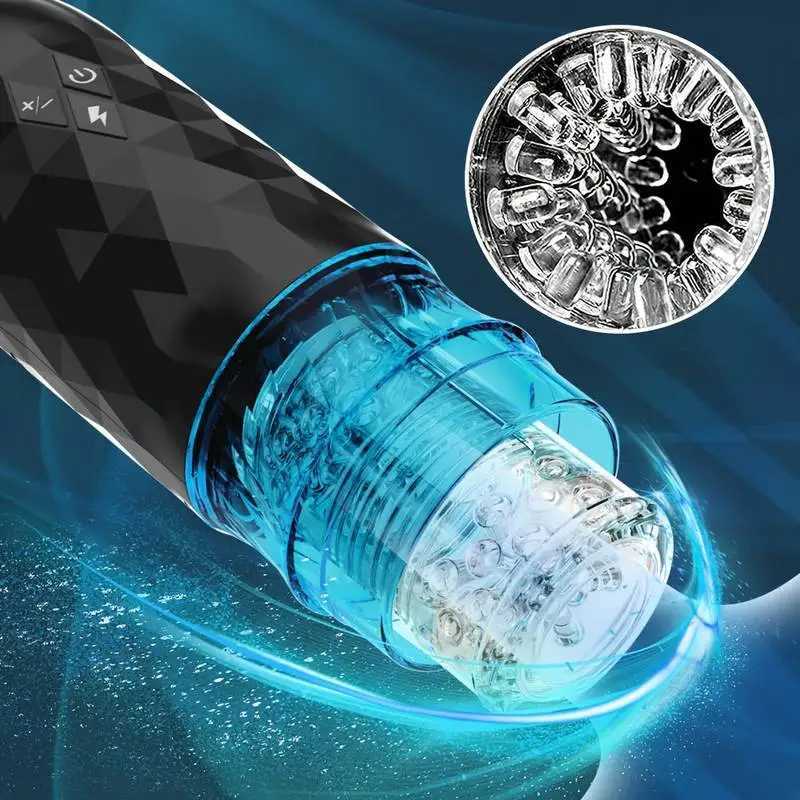 Telescopic Rotation Male Masturbator Vagina Masturbation Equipment Sex Toys for Men Goods for Adults Piston Automatic Mastubator W250621