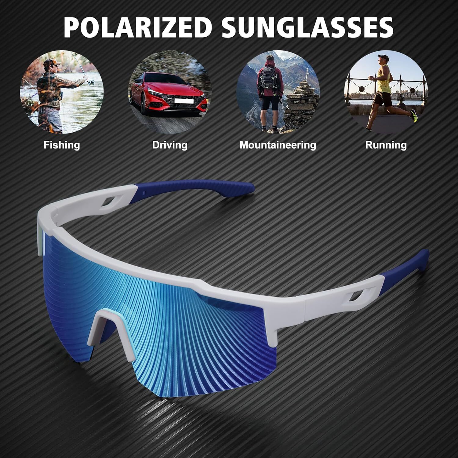 Designer sunglasses Polarized Sports Sunglasses for Men WomenDriving Fishing Cycling Mountain Bike Sunglasses UV400 Protection