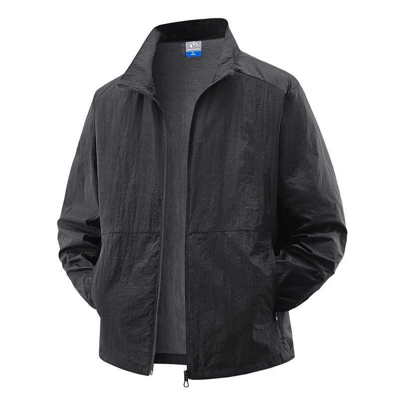 UPF50+ UV Protection Skin Coats Men Big Size 8XL 7XL 6XL Summer Windbreaker Lightweight Windshield Reflective UV Blocking JacketXJ250621
