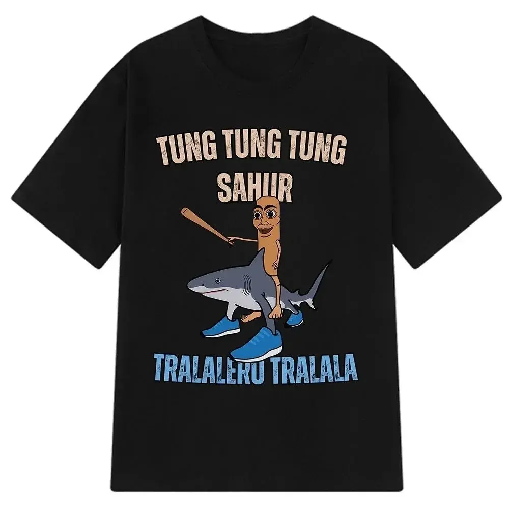 Meme T-Shirt Men's Women's Short Sleeve Cotton Tees Funny Graphic Y2k T-shirt Summer Tops