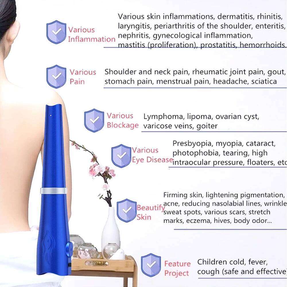 Terahertz Wave Blower Wand Thz Cell Light Magnetic Device Electric Heating Therapy Massage Blowers Health Physiotherapy Plates